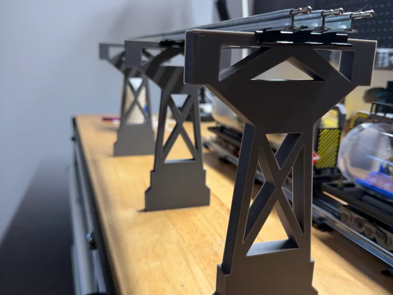 O Gauge Train Elevated Track Support
