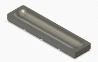 Bac plat Gridfinity 1x4 polyvalent — photo 2