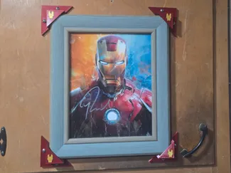 Iron Man Corner Picture Brackets