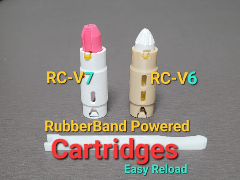 RubberBand Powered Cartridge launcher