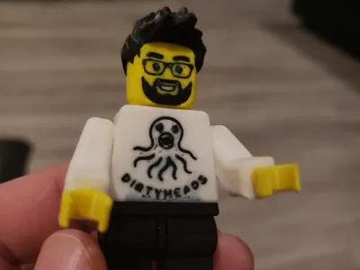 Easy custom print-in-place minifigure 150% size