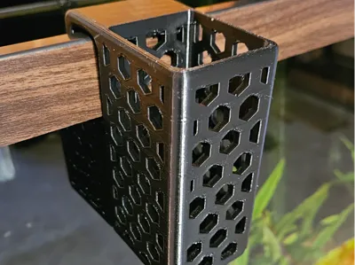 Aquarium Hanging Planter 20mm Lip Hexagon Pattern