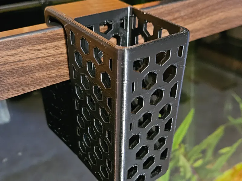 Aquarium Hanging Planter 20mm Lip Hexagon Pattern