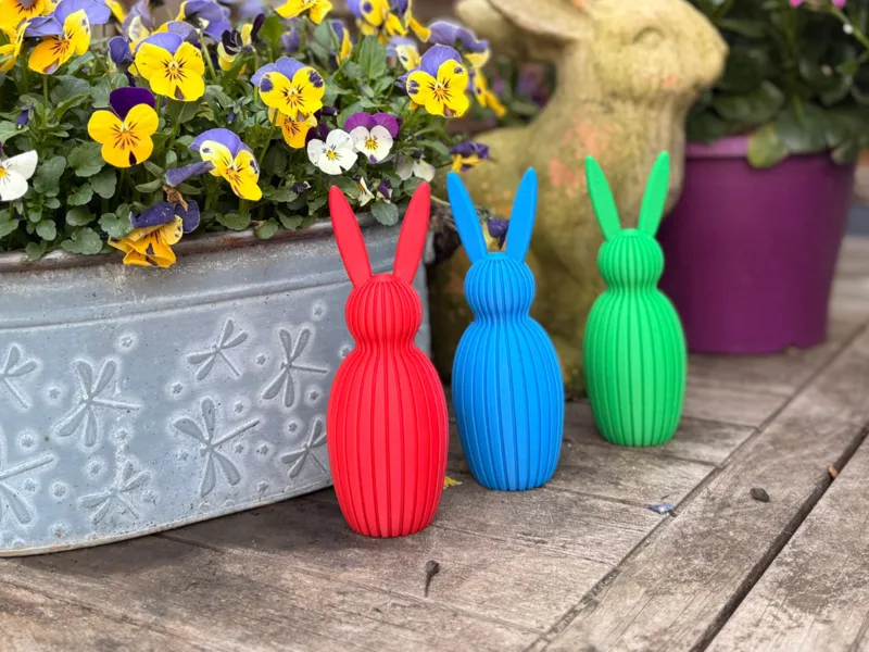 Japandi Easter Bunny Spring Decor – Support-Free