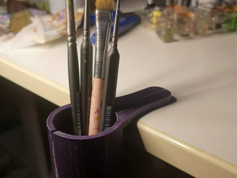 Brush holder, table tool organizer