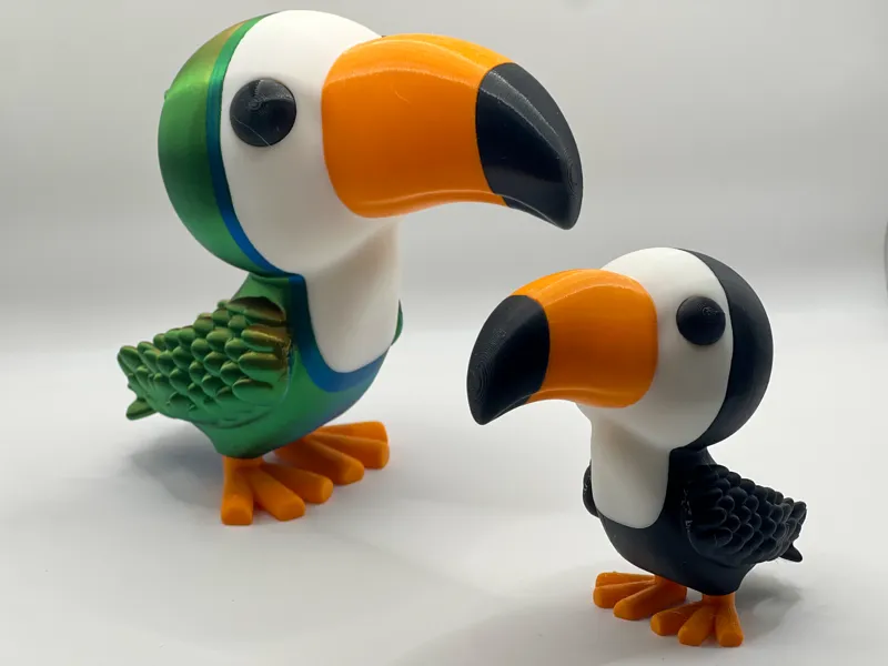 Cute Toucan (Multipart) - No supports