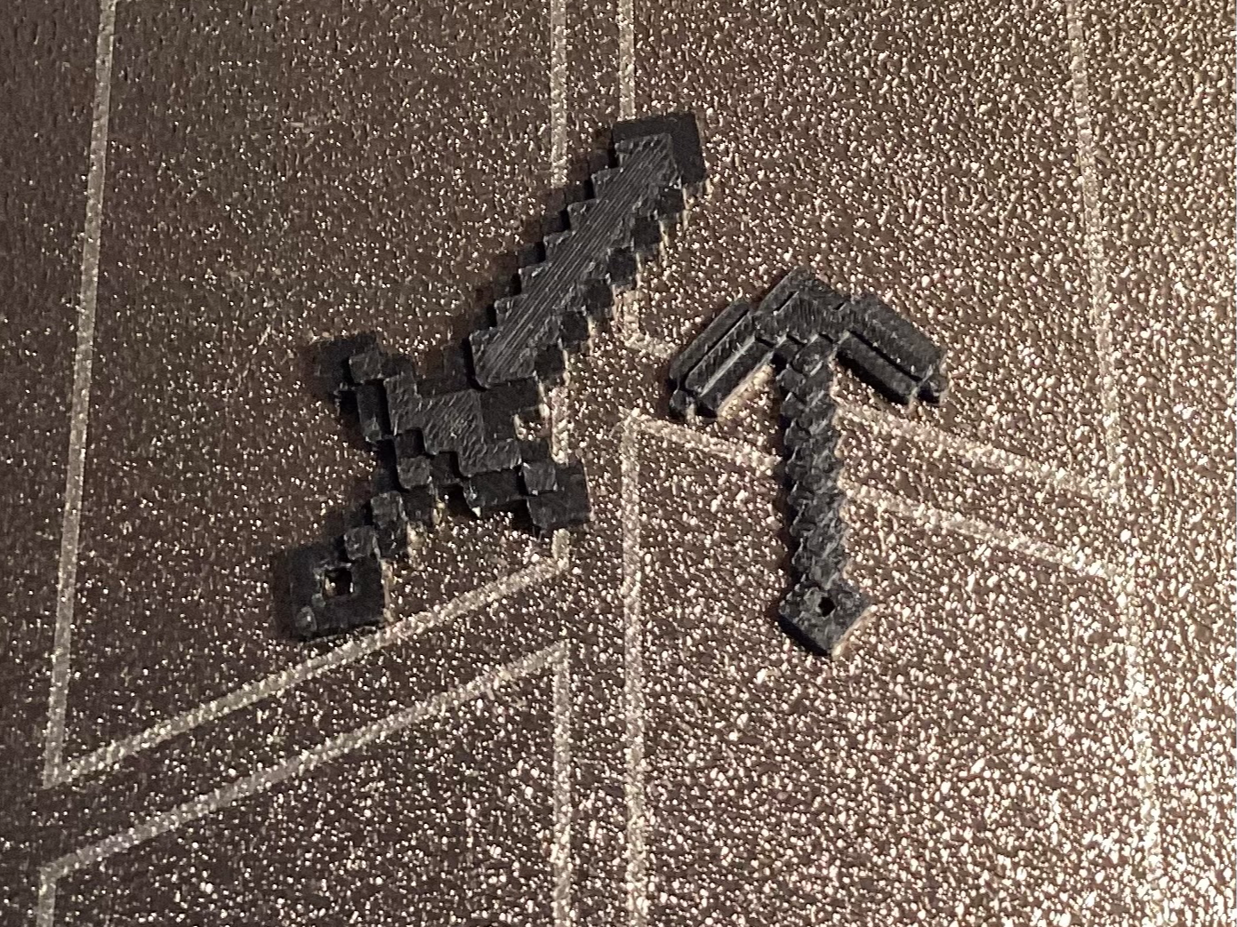 (Schlüsselanhänger) Tools im Minecraft Stil
