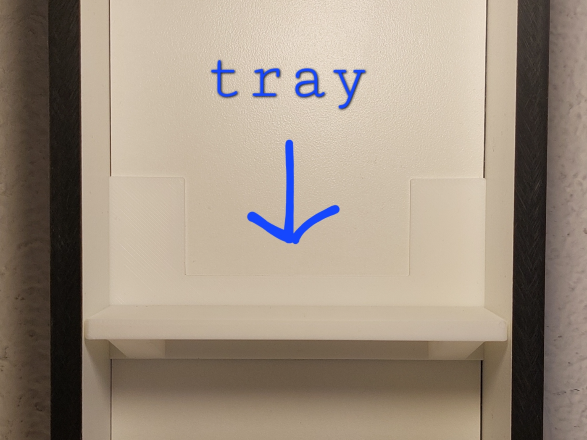 Universal small shelf, 10*3cm, scalable