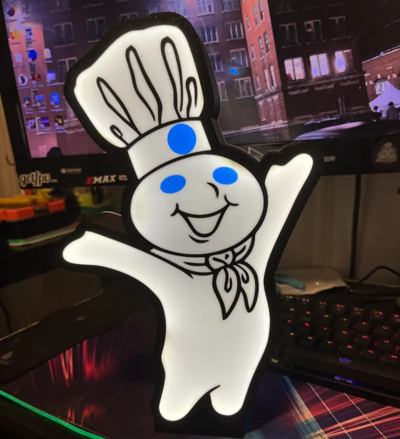 pillsbury dough boy light box