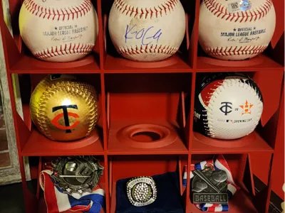 Baseball Display 