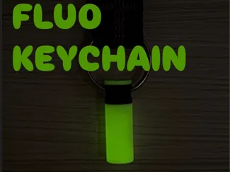SIMPLE FLUO KEYCHAIN