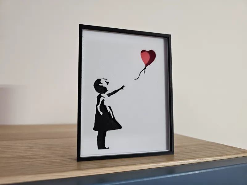 Balloon Girl Shadowbox