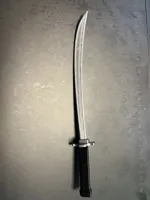 Flat printing sword configuration