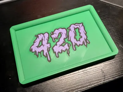 420 Drip Rolling Tray