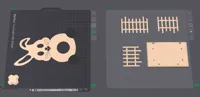 Two color, two plate - 0,2 mm
