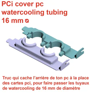 pci cover pc watercooling