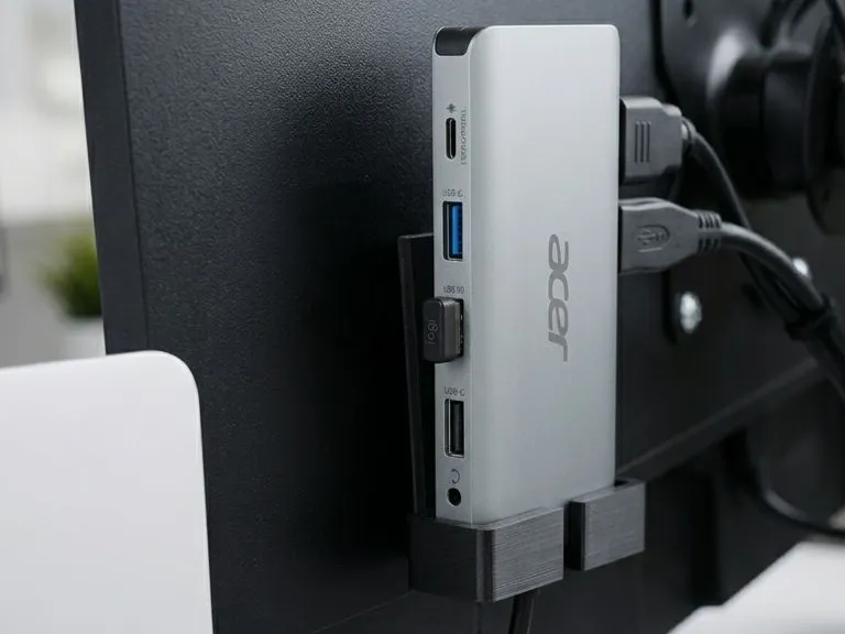 Acer USB-C Hub Cooling Mount (Monitor Back Holder)