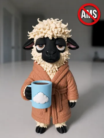 Accesorio para impresora 3D: Baaa-rely Awake - Sheep (No AMS) — vista de referencia 2