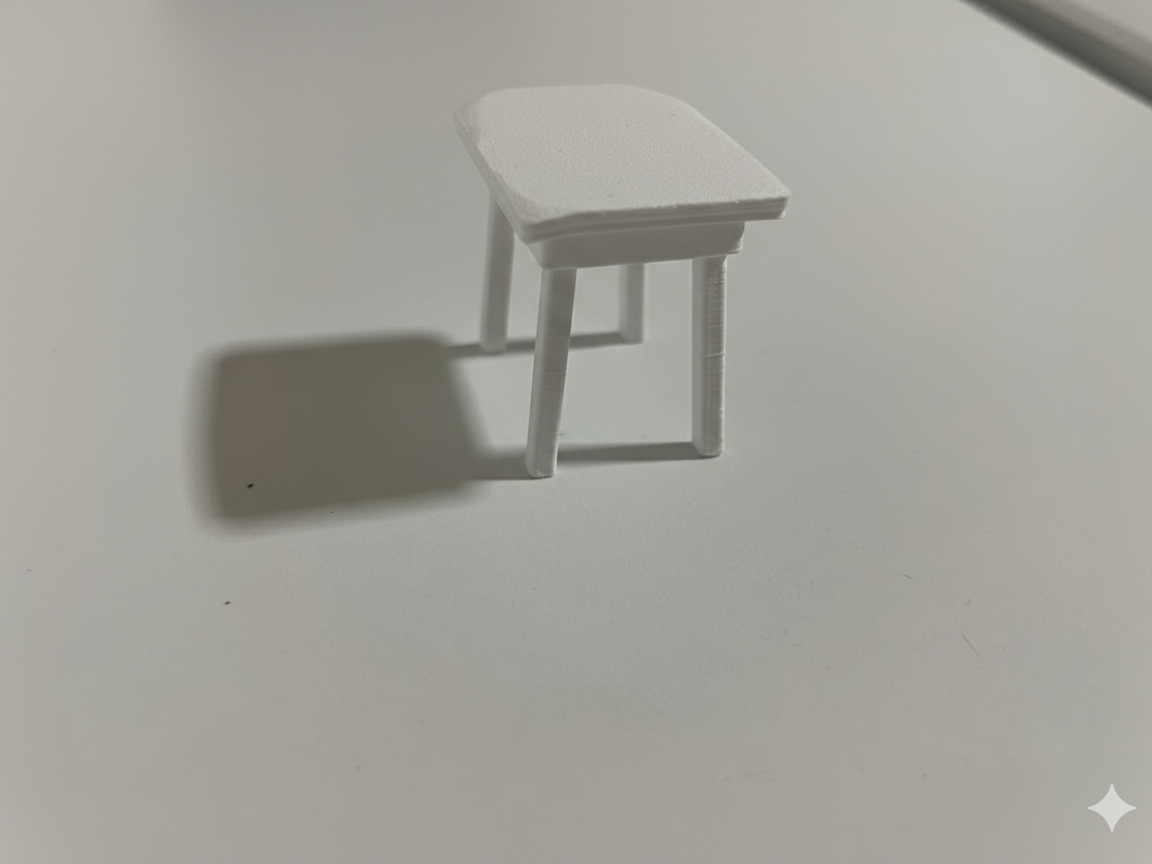 Mini Modern Table – Minimal Display Stand