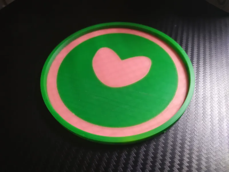 Heart coaster