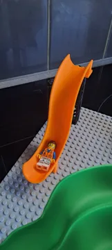 Modelo para impresión 3D: Toboggan vertical long simple voie type LEGOO — vista de referencia 4