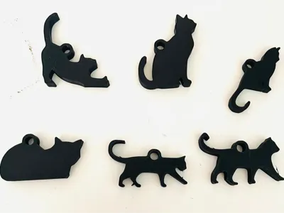 cats keychain