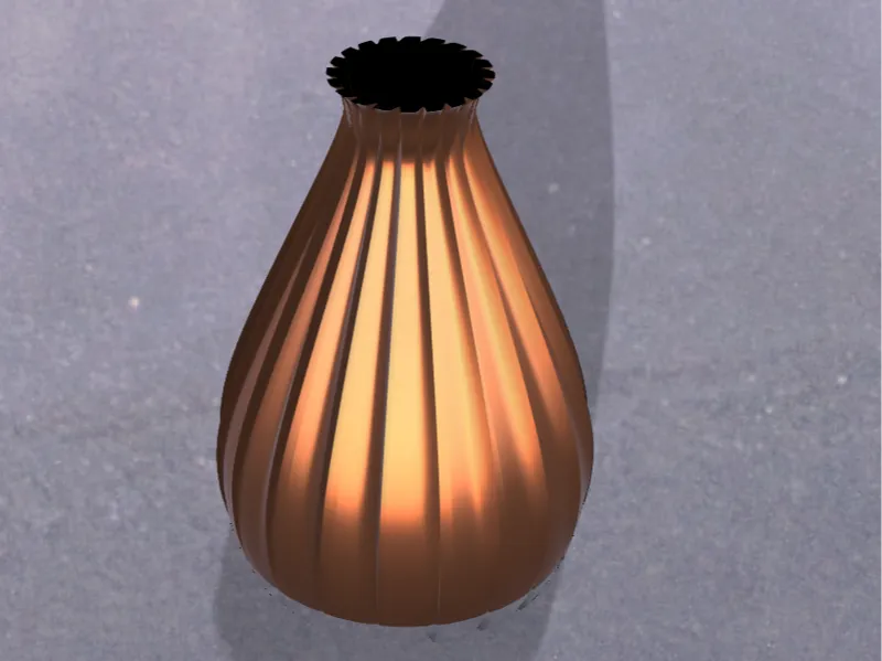 Ripple Bloom Vase