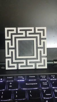Dessous de verre motif labyrinthe — photo 6