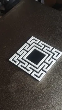Dessous de verre motif labyrinthe — photo 5