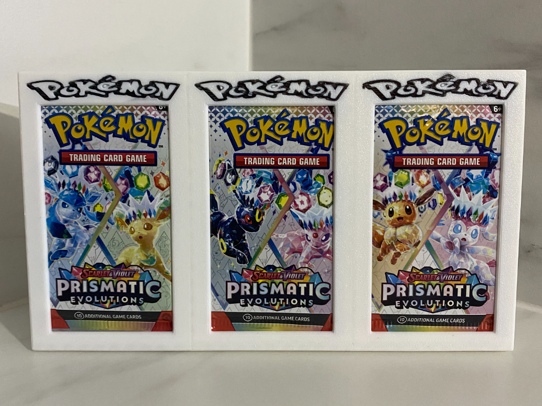 3 Booster Pack Display & Protector Frame by IRock_Gabriel