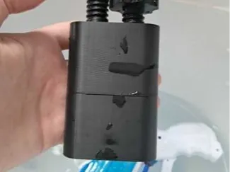 Water magazine for the gun