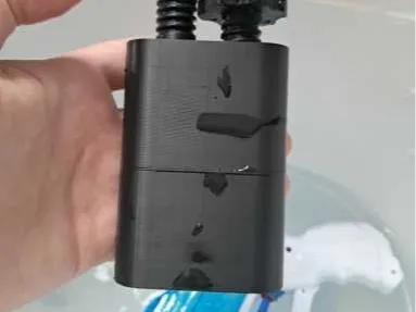 Water magazine for the gun