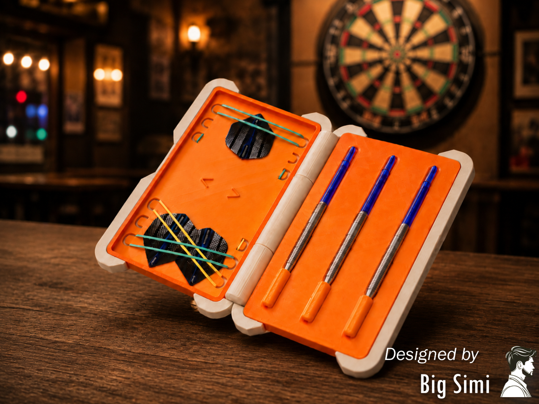Magnetic Darts Case Print in Place