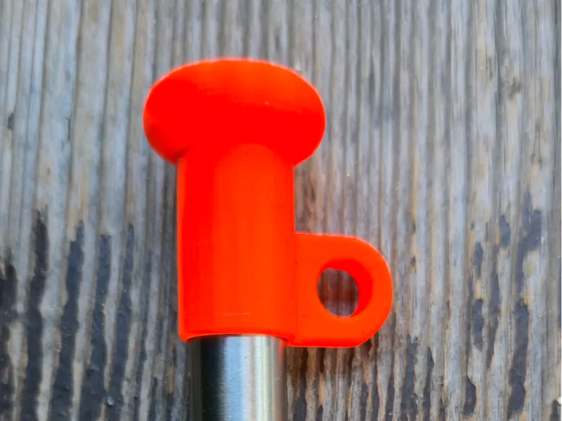 Befestigung für Fahne auf 13mm Stange