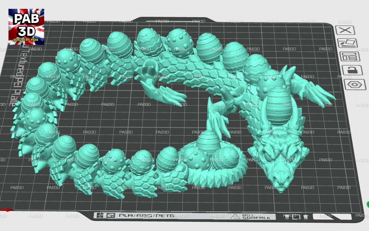 Miniatura 1 do modelo 3D Easter dragon flexi 