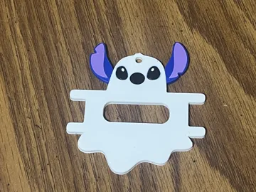 Accesorio para sujetar ligas de cabello: Stitch Ghost Hair Tie Holder — vista de referencia 3