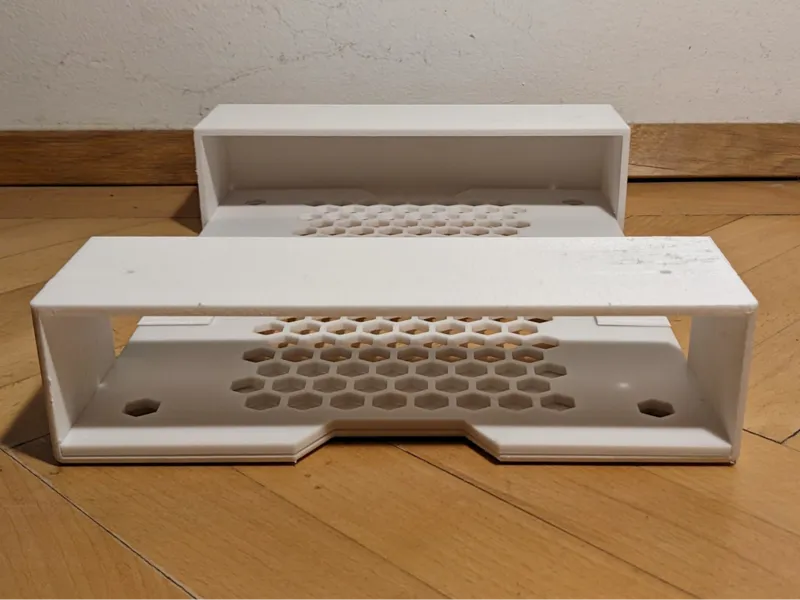 Under-Desk Tray (A4 Portrait) – Deep Laptop Dock