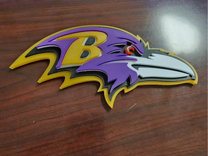 Ravens Logo Plaque