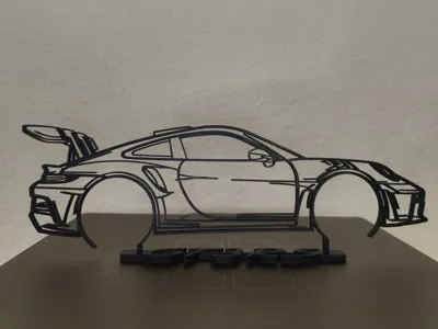 Porsche 911 GT3 RS Wallart