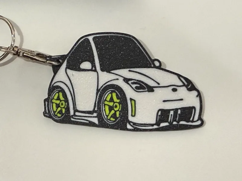 350z cartoon Keychain
