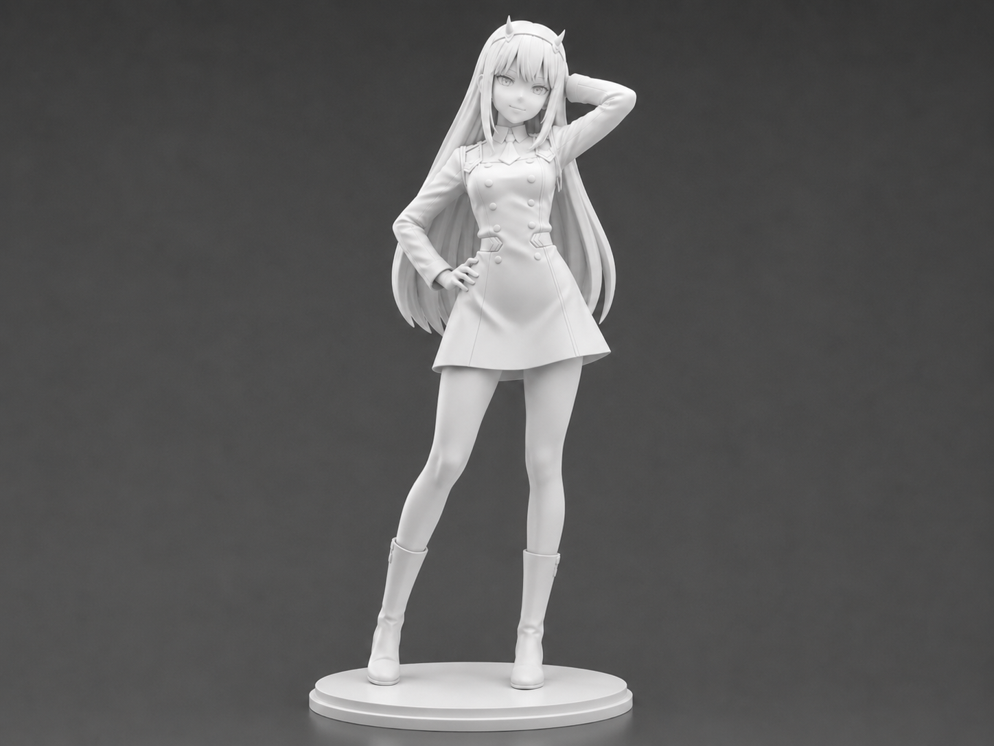 Zero Two Posing Figure Darling in the Franxx