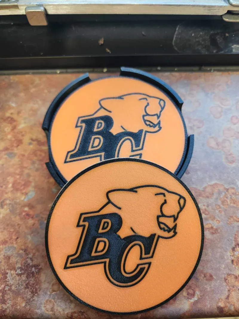 BC Lions Coaster Set