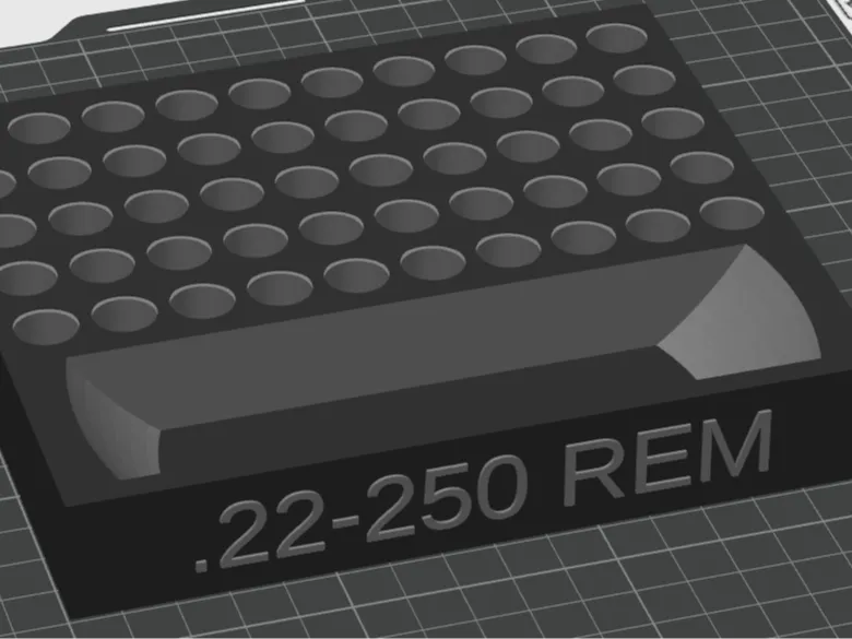 22-250 Remington Reloading Tray