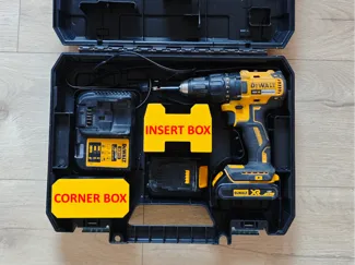 Insert box for Dewalt drill driver case