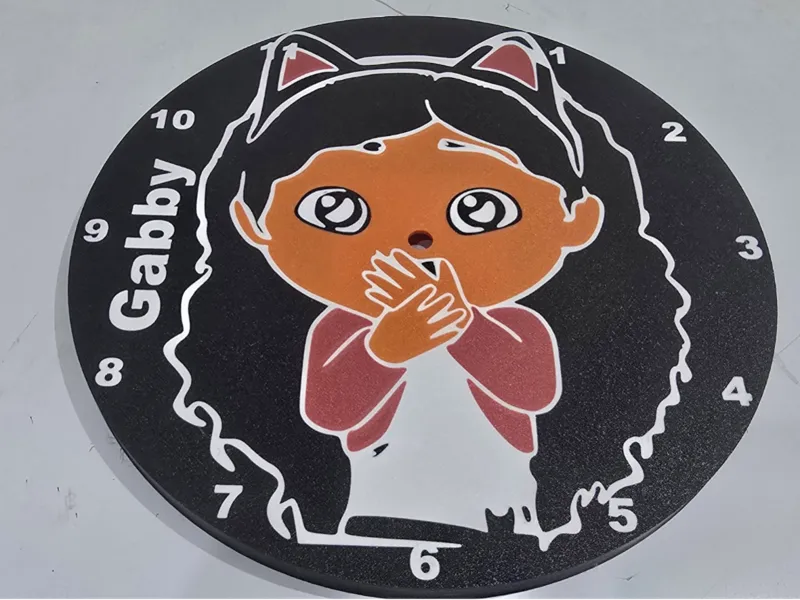 Gabby's doll house clock - face down