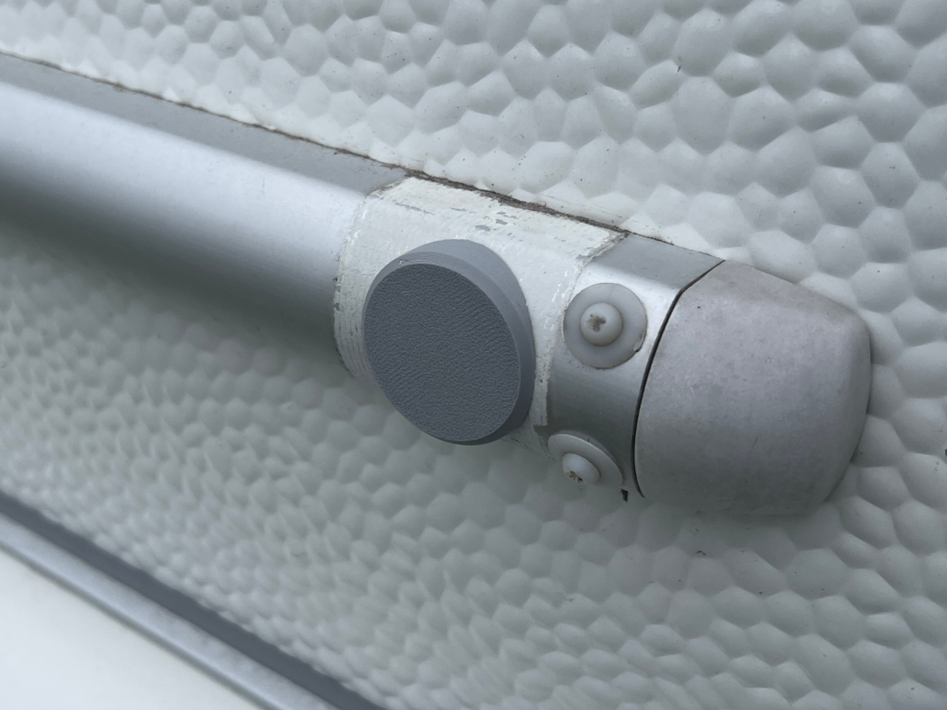 Caravan bike rack hole cap / cover