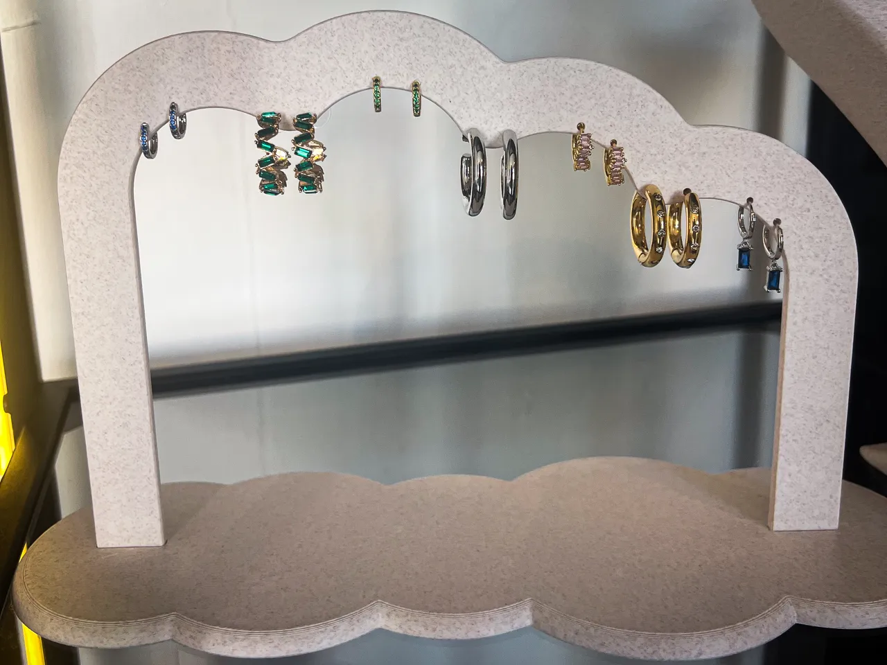 Earring Display Boho Cloud Arch Mount Shop Display view 2