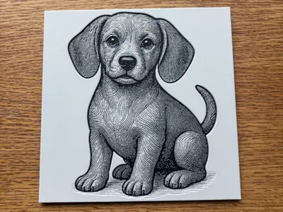Cute Dachshund chroma canvas