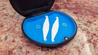 Hook for applying elastic bands orthodontic braces
