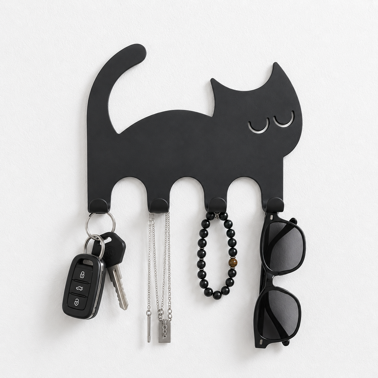 Miniatura 1 do modelo 3D 可爱小猫小狗墙壁挂钩(Q_Craft)